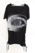 画像1: CIVARIZE / Determine サイドギャザーアイズTシャツ 46 ブラック O-26-06-16-031-CI-ts-YM-OS (1)