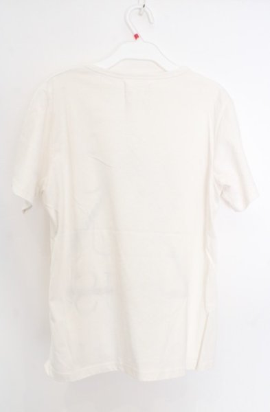 画像3: KMK / トライアングルプリントTシャツ M ホワイト O-26-06-16-018-Km-ts-YM-OS (3)