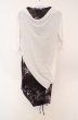 画像3: MIDAS / パイソンレイヤードロングTシャツ M ブラックｘホワイト O-26-06-16-024-MI-ts-YM-OS (3)
