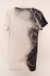 画像3: MIDAS / グラフィックスカルVネックTシャツ 1 ブラックｘホワイト O-26-06-16-025-MI-ts-YM-OS (3)