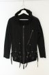 画像1: KMRii / Black Raven Hoodie パーカー 2 ブラック O-26-06-25-001-KM-to-YM-OS (1)