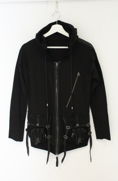 画像1: KMRii / Black Raven Hoodie パーカー 2 ブラック O-26-06-25-001-KM-to-YM-OS (1)