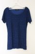 画像1: CIVARIZE / パイルニットTシャツ 44 ブルー O-26-06-25-021-CI-ts-YM-OS (1)