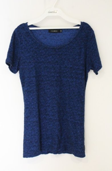 画像1: CIVARIZE / パイルニットTシャツ 44 ブルー O-26-06-25-021-CI-ts-YM-OS (1)