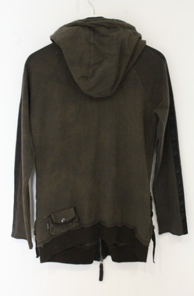 画像5: KMRii / Raven Hoodie パーカー 2 カーキ（ユーズド） O-26-06-25-002-KM-to-YM-OS (5)