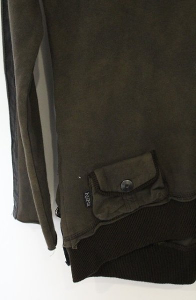 画像6: KMRii / Raven Hoodie パーカー 2 カーキ（ユーズド） O-26-06-25-002-KM-to-YM-OS (6)