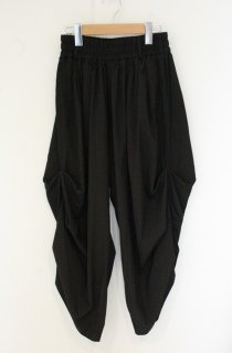 NO ID. / ユーズドウォッシュストレッチサルエルデニムパンツ 1