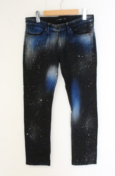 画像1: CIVARIZE / スプレー染めストレッチデニムパンツ 44 ブラックｘブルー O-26-06-25-030-CI-pa-YM-OS (1)