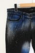 画像2: CIVARIZE / スプレー染めストレッチデニムパンツ 44 ブラックｘブルー O-26-06-25-030-CI-pa-YM-OS (2)
