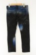 画像4: CIVARIZE / スプレー染めストレッチデニムパンツ 44 ブラックｘブルー O-26-06-25-030-CI-pa-YM-OS (4)