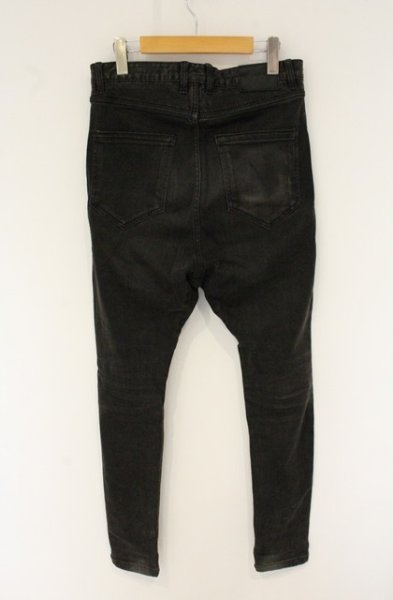 画像5: NO ID. / ユーズドウォッシュストレッチサルエルデニムパンツ 1 ブラック（グレー） O-26-06-25-034-NO-pa-YM-OS (5)