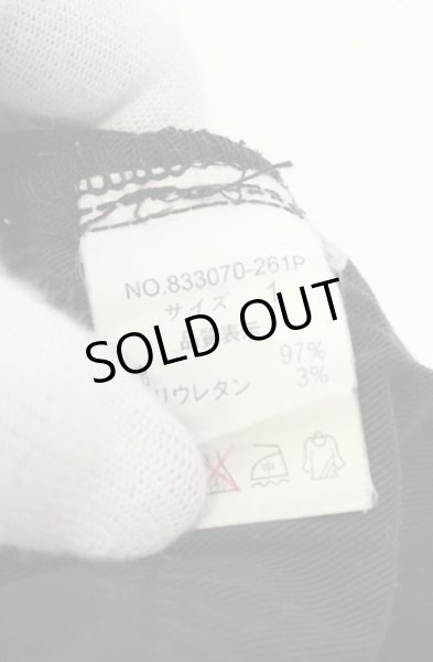 画像7: NO ID. / ユーズドウォッシュストレッチサルエルデニムパンツ 1 ブラック（グレー） O-26-06-25-034-NO-pa-YM-ZT212 (7)