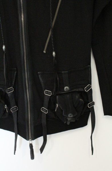 画像2: KMRii / Black Raven Hoodie パーカー 2 ブラック O-26-06-25-001-KM-to-YM-OS (2)