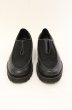 画像2: NO ID. / Front Gore Moccasin シューズ 40（25.5cm) ブラック O-26-06-25-041-NO-sho-YM-OS (2)