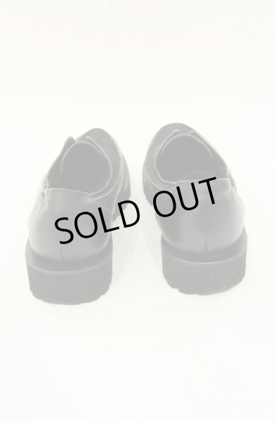 画像5: NO ID. / Front Gore Moccasin シューズ 40（25.5cm) ブラック O-26-06-25-041-NO-sho-YM-ZTS008 (5)