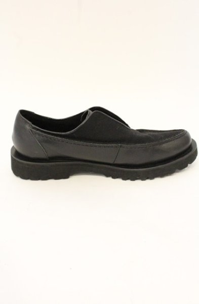 画像6: NO ID. / Front Gore Moccasin シューズ 40（25.5cm) ブラック O-26-06-25-041-NO-sho-YM-OS (6)