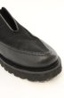 画像7: NO ID. / Front Gore Moccasin シューズ 40（25.5cm) ブラック O-26-06-25-041-NO-sho-YM-OS (7)