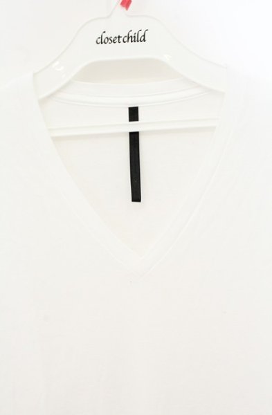 画像2: GalaabenD / バイオシルケットスムースVネックTシャツ m ホワイト O-26-06-25-042-Ga-ts-YM-OS (2)