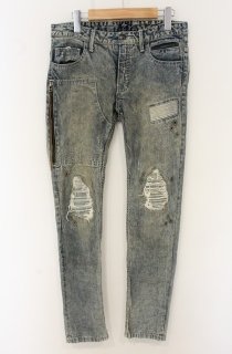 14th Addiction / クラックコーティングサルエルカーゴパンツ 2