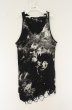 画像1: CIVARIZE / Poisonous クラッシュ加工フェイクレイヤードタンクトップ 46 ブラック O-26-06-25-007-CI-to-YM-OS (1)