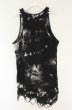 画像4: CIVARIZE / Poisonous クラッシュ加工フェイクレイヤードタンクトップ 46 ブラック O-26-06-25-007-CI-to-YM-OS (4)