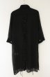 画像4: CIVARIZE / レースアップシフォン五分袖ロングシャツ 44 ブラック O-26-06-25-009-CI-sh-YM-OS (4)