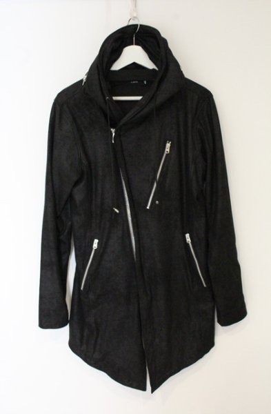 画像1: CIVARIZE / フェイクスエードボノパーカー 46 ブラック O-26-06-25-011-CI-to-YM-OS (1)
