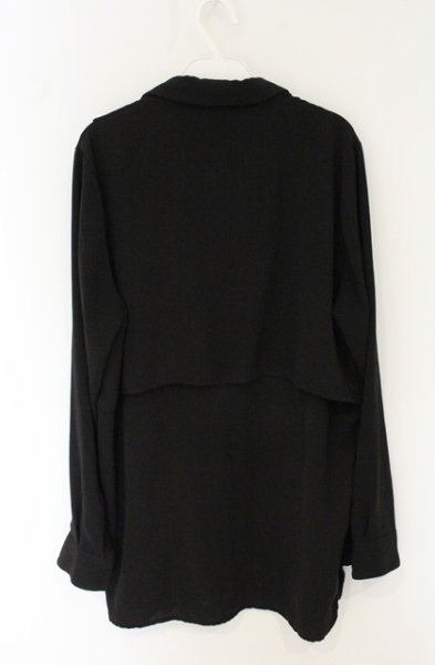 画像4: NO ID. BLACK / レイヤードプルオーバーシャツ 1 ブラック O-26-06-25-014-NO-sh-YM-OS (4)