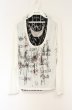画像1: BERNINGS-SHO / ネックレス付きレイヤードカットソー M ホワイトｘブラックｘグレージュ O-26-06-25-015-BE-to-YM-OS (1)
