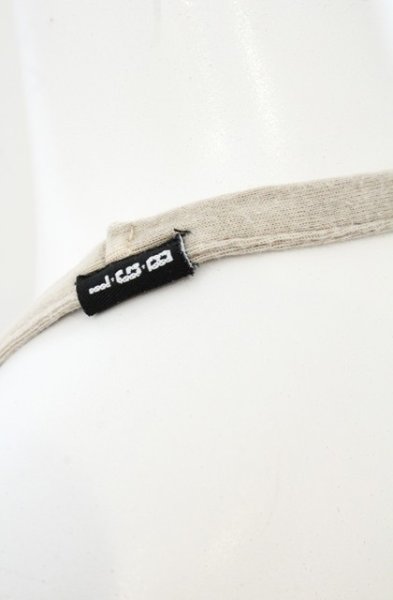 画像4: LGB / HARD RIB/HALTER ホルタータンクトップ 0（レディース） ベージュ O-26-07-18-021-LG-to-YM-OS (4)