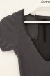 画像2: LGB / BACK CROSS/HSV/MID Tシャツ 0（レディース） グレー O-26-07-18-039-LG-ts-YM-OS (2)
