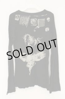 LGB / BACK CROSS FEATHER/LSC バッククロスカットソー 1（レディース