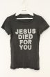 画像1: IFSIXWASNINE / JESUS/HS Tシャツ S（レディース） グレー O-26-07-18-049-IF-ts-YM-OS (1)