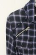 画像2: LGB / SHIRT-G シャツ 1（レディース） ネイビーｘパープル O-26-07-18-052-LG-sh-YM-OS (2)