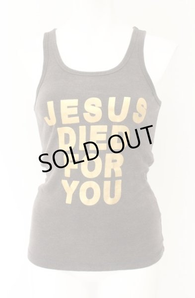 画像1: IFSIXWASNINE / JESUS/RN　タンクトップ S(レディース) グレー（ユーズド・ブラウン系） O-26-07-18-012-IF-ts-YM-OS (1)