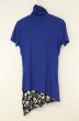 画像4: CIVARIZE / NostalgiaレイヤードオフタートルネックTシャツ 44 ブルーｘブラック O-26-08-08-029-CI-ts-YM-OS (4)