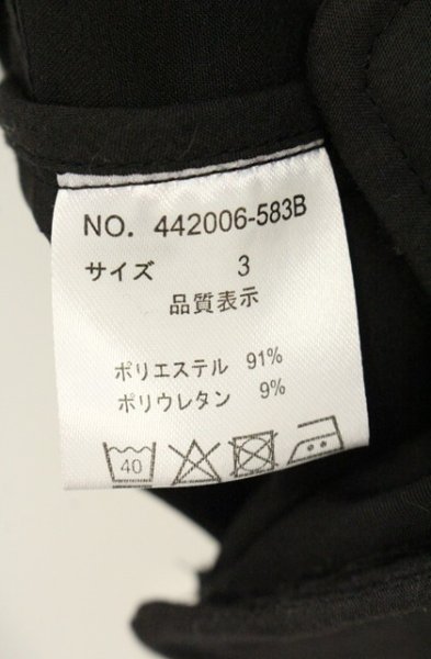画像5: NO ID. BLACK / PストレッチライトニングWライダースジャケット 3 ブラック O-26-08-08-033-NO-ja-YM-OS (5)