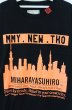 画像2: MAISON MIHARA YASUHIRO / MMY.NEW.TKO Tシャツ  ブラックｘオレンジ O-26-08-08-004-KU-ts-YM-OS (2)