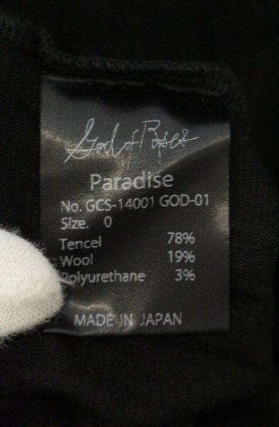 画像5: God of Roses / Paradise ロングカットソー 0 ブラック O-26-08-08-041-Go-to-YM-OS (5)