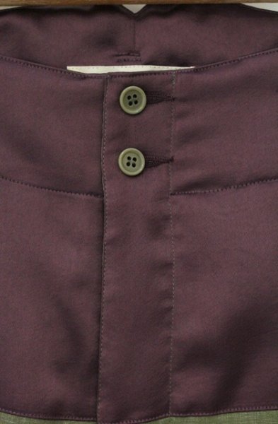 画像2: SHARE SPIRIT / ブロッキングリネンカーゴパンツ S オリーブｘパープル O-26-08-08-045-SH-pa-YM-OS (2)