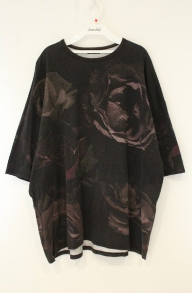 画像1: LAD MUSICIAN / スーパービッグTシャツ  ブラック O-26-08-08-007-LA-ts-YM-OS (1)