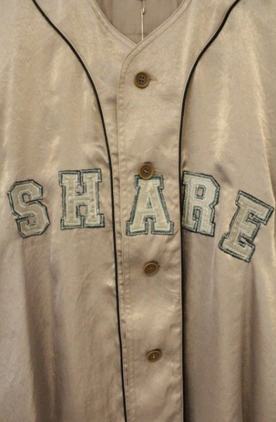 画像2: SHARE SPIRIT / ベースボールシャツ S ベージュ O-26-08-08-008-SH-to-YM-OS (2)