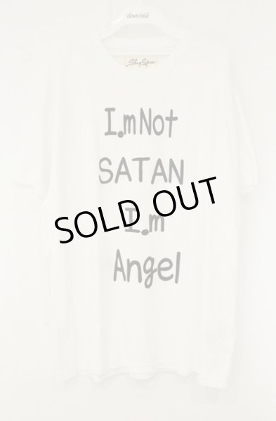 画像1: SHARE SPIRIT / I'm not SATAN I'm not Angel M ホワイト O-26-08-08-009-SH-to-YM-OS (1)