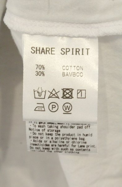 画像5: SHARE SPIRIT / I'm not SATAN I'm not Angel M ホワイト O-26-08-08-009-SH-to-YM-OS (5)