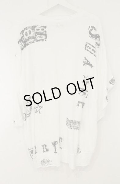 画像4: SHARE SPIRIT / LETTER 変形Tシャツ 36 ホワイト O-26-08-08-011-SH-to-YM-OS (4)