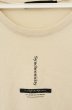 画像2: GOSTAR DE FUGA / ボックスプリントTシャツ 46 クリーム O-26-08-08-018-GO-ts-YM-OS (2)