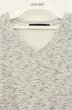 画像2: GOSTAR DE FUGA / パイルVネックTシャツ 44 グレー O-26-08-08-020-GO-ts-YM-OS (2)