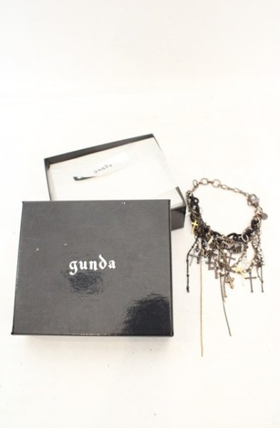 画像3: gunda / JUNK HEAVEN BR　ブレスレット  ブラックｘマルチ O-26-08-13-030-gu-ac-YM-OS (3)