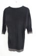 画像3: 5351pour les Hommes / グラデーションリブTシャツ 44 ブラック O-26-08-13-006-53-ts-YM-OS (3)