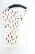 画像1: gunda / CROSS Tシャツ  アイボリー O-26-08-13-013-gu-ts-YM-OS (1)